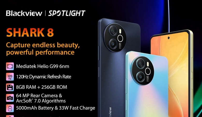 كشف الستارعن Blackview Shark 8