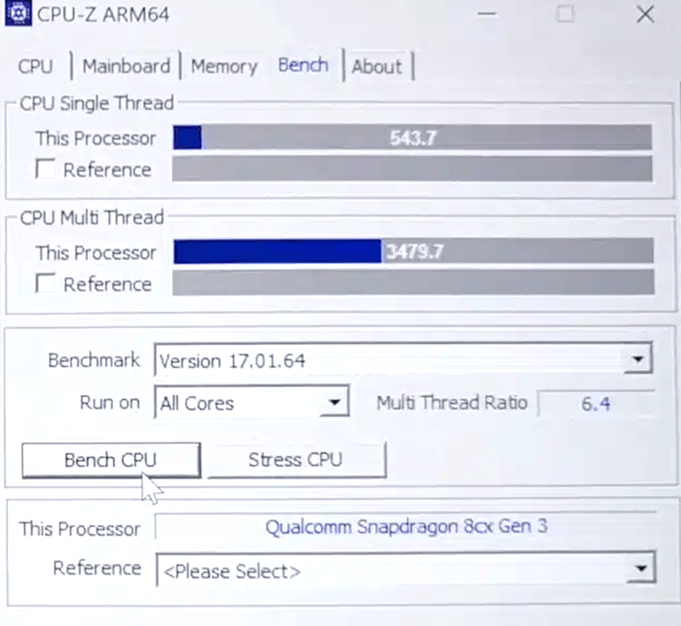 يتفوق معالج Snapdragon 8cx من الجيل الثالث على المنافسين في الاختبارات المسربة 