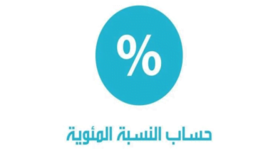 أداة حاسبة النسبة المئوية | مجاناً وببساطة وسهولة