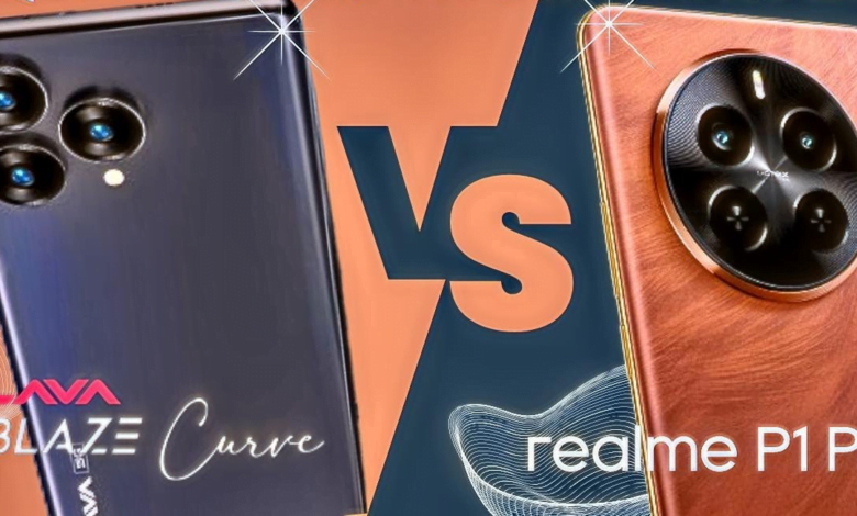 Realme P1 مقابل Lava Blaze Curve : معركة الأداء والميزات