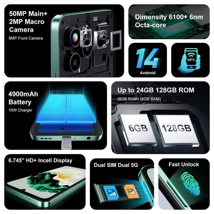 مراجعة شاملة لهاتف FOSSiBOT S1 5G