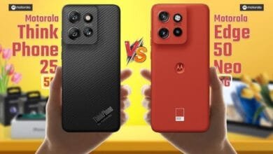 مقارنة شاملة بين Motorola ThinkPhone 25 و Motorola Edge 50 Neo