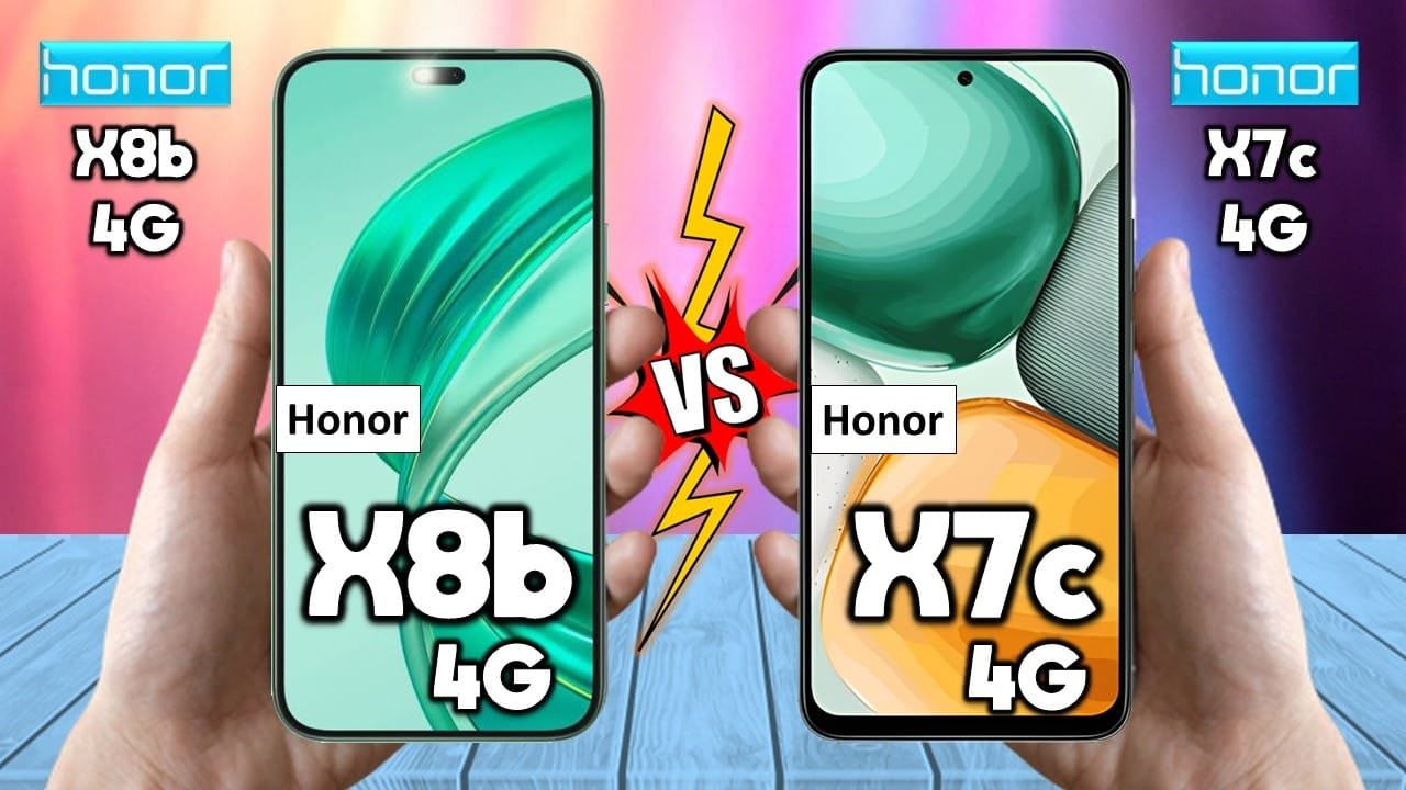 مقارنة بين Honor X8b و Honor X7c | مقارنة شاملة