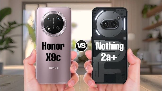 مقارنة بين Nothing Phone (2a) Plus و Honor X9c