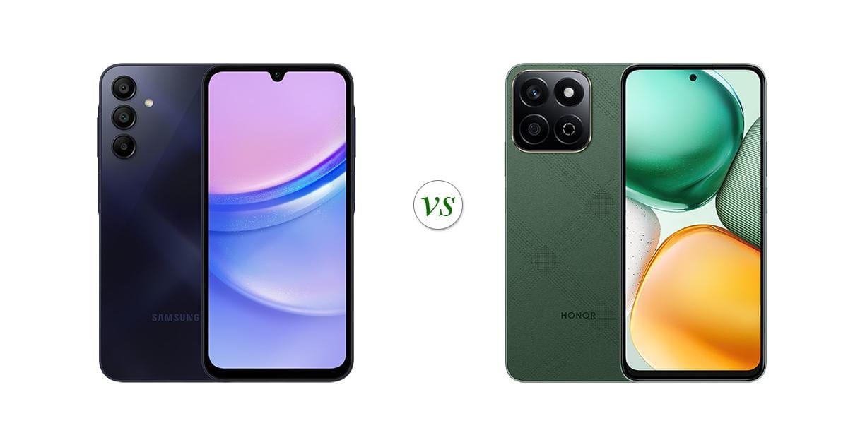 مقارنة بين Samsung Galaxy A15 4G و Honor X7c