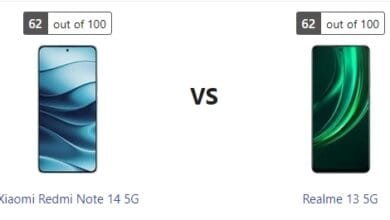 مقارنة بين Xiaomi Redmi Note 14 5G و Realme 13 5G