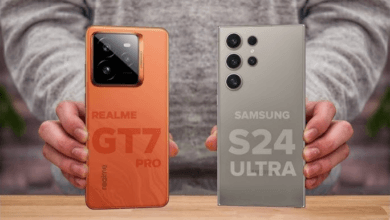 سامسونج جالاكسي اس 24 الترا مقابل ريلمي جي تي 7 برو : أفضل مقارنة للهواتف
