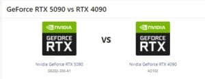 اختار الأنسب لك: Nvidia GeForce RTX 5090 أو Nvidia GeForce RTX 4090