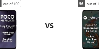 دليل المستهلك العلمي: Xiaomi Poco M6 Plus أو Motorola Moto G45؟