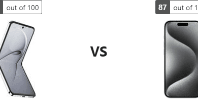 مقارنة هاتف Huawei Nova Flip مع هاتف Apple iPhone 15 Pro