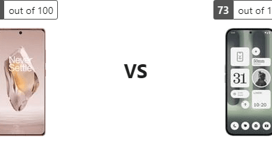 تقييم متكامل للخصائص: OnePlus 12R يواجه Nothing Phone (2a) Plus