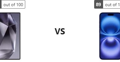 مراجعة متخصصة: مقارنة Samsung Galaxy S24 Ultra و Apple iPhone 16 Plus