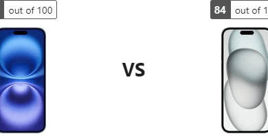 مقارنة مواصفات Apple iPhone 16 Plus و Apple iPhone 15 Plus