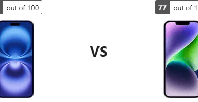 جدول مقارنة بين Apple iPhone 16 Plus و Apple iPhone 14 Plus