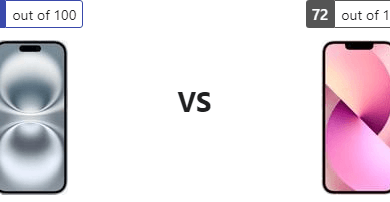 مختبر الابتكار: مقارنة Apple iPhone 16 و Apple iPhone 13