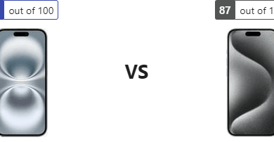 تقييم علمي: خصائص Apple iPhone 16 مقابل Apple iPhone 15 Pro