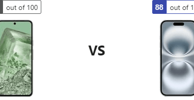 مراجعة فنية شاملة: Google Pixel 8 مقابل Apple iPhone 16