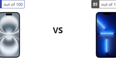 تقييم علمي: خصائص Apple iPhone 16 مقابل Apple iPhone 13 Pro Max