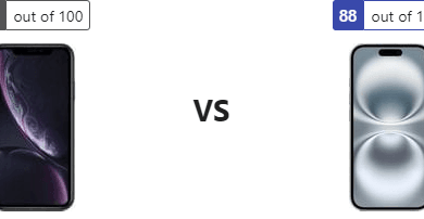 مقارنة مواصفات Apple iPhone XR و Apple iPhone 16