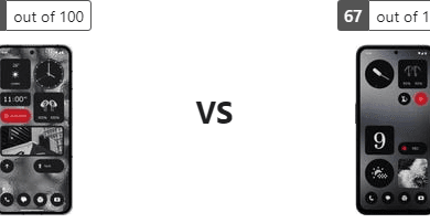 تحليل عميق للمميزات: Nothing Phone (2) أو Nothing CMF Phone 1؟