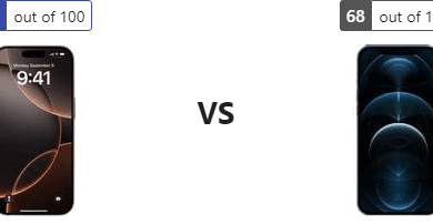 تحليل استراتيجي للمواصفات: Apple iPhone 16 Pro و Apple iPhone 12 Pro