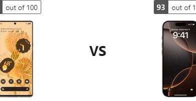 دليل المستهلك العلمي: Google Pixel 6 Pro أو Apple iPhone 16 Pro؟