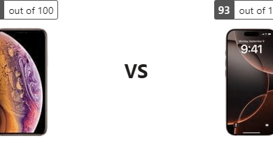 تقييم فني متكامل: خصائص Apple iPhone XS و Apple iPhone 16 Pro