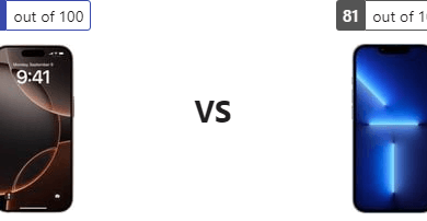 تحليل عميق للمميزات: Apple iPhone 16 Pro أو Apple iPhone 13 Pro Max؟