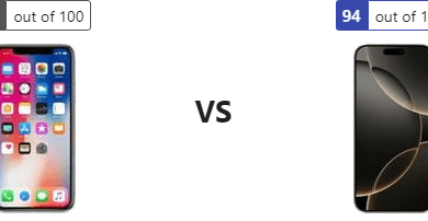 تقرير مفصل: مميزات Apple iPhone X و Apple iPhone 16 Pro Max