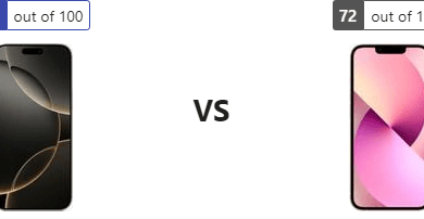 مراجعة استراتيجية متكاملة: Apple iPhone 16 Pro Max يقابل Apple iPhone 13