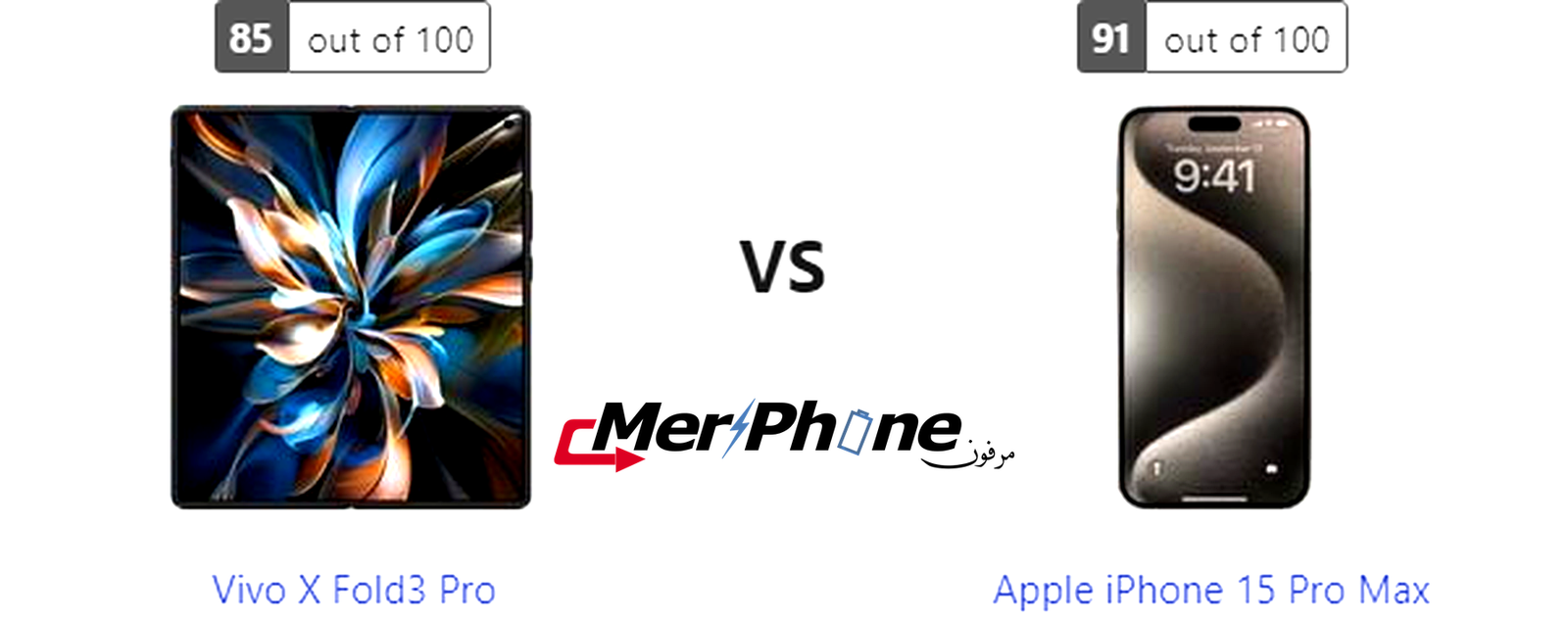 دليل المستهلك العلمي: Vivo X Fold3 Pro أو Apple iPhone 15 Pro Max؟