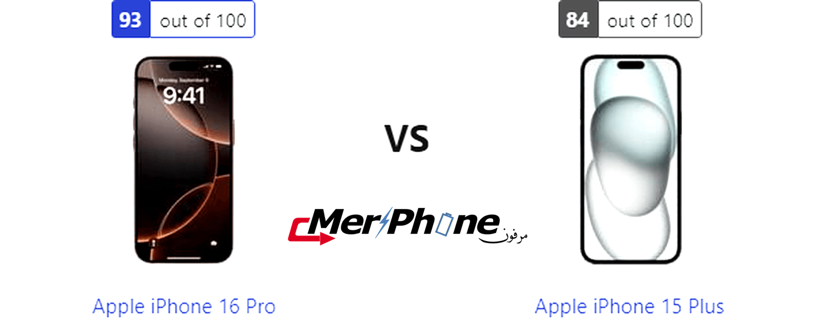 تقرير تقني شامل: Apple iPhone 16 Pro يقابل Apple iPhone 15 Plus