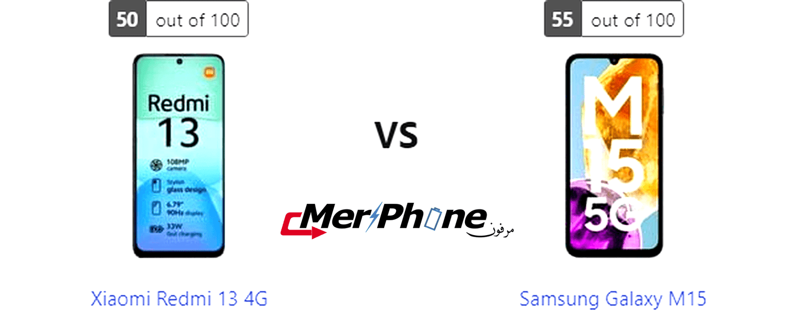 دراسة تقنية شاملة: Xiaomi Redmi 13 4G يتحدى Samsung Galaxy M15
