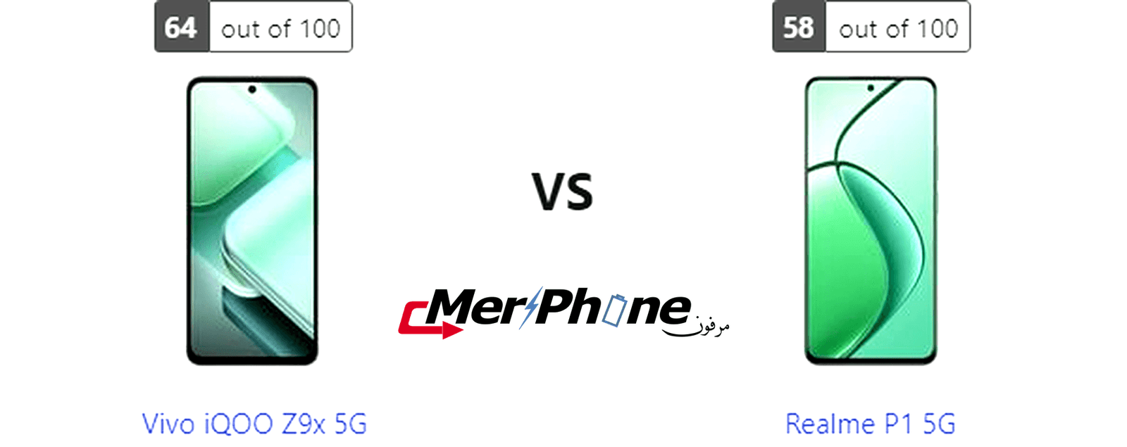 تحليل دقيق للابتكارات: Vivo iQOO Z9x 5G و Realme P1 5G