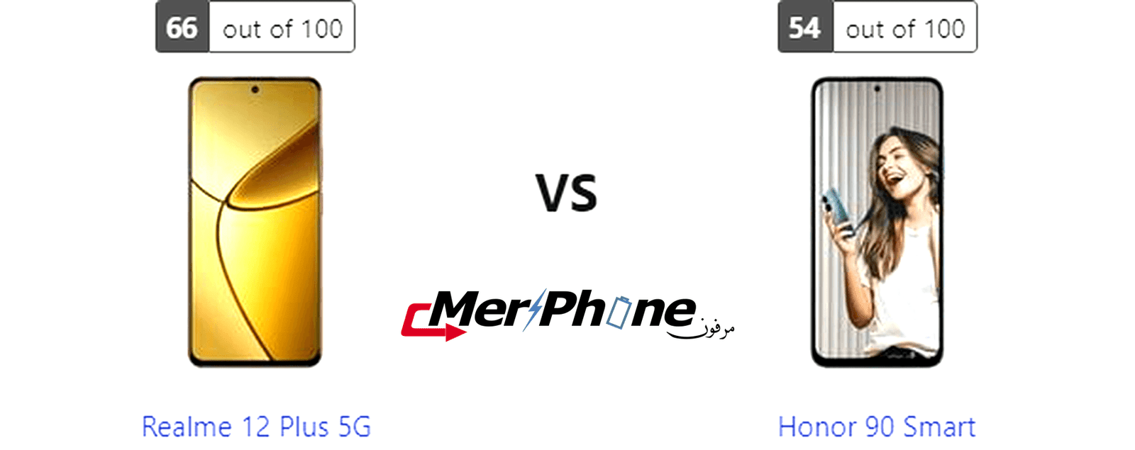 دليل الاختيار التكنولوجي: مقارنة Realme 12 Plus 5G و Honor 90 Smart