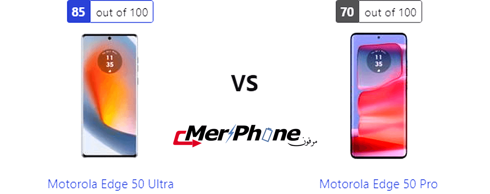 معركة الابتكار التقني: Motorola Edge 50 Ultra يواجه Motorola Edge 50 Pro