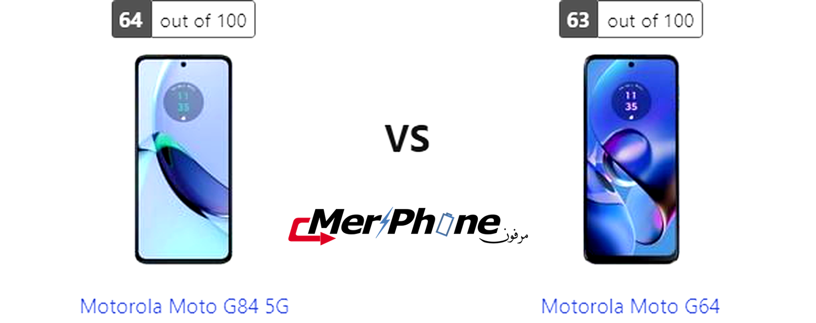 دراسة فنية: خصائص Motorola Moto G84 5G و Motorola Moto G64