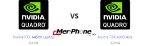 مراجعة قصيرة: Nvidia RTX A4500 Laptop ضد Nvidia RTX 4000 Ada
