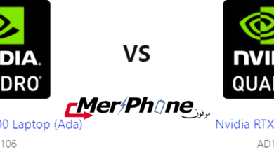 تقرير مفصل للمواصفات: Nvidia RTX 3000 Laptop (Ada) ضد Nvidia RTX 2000 Ada