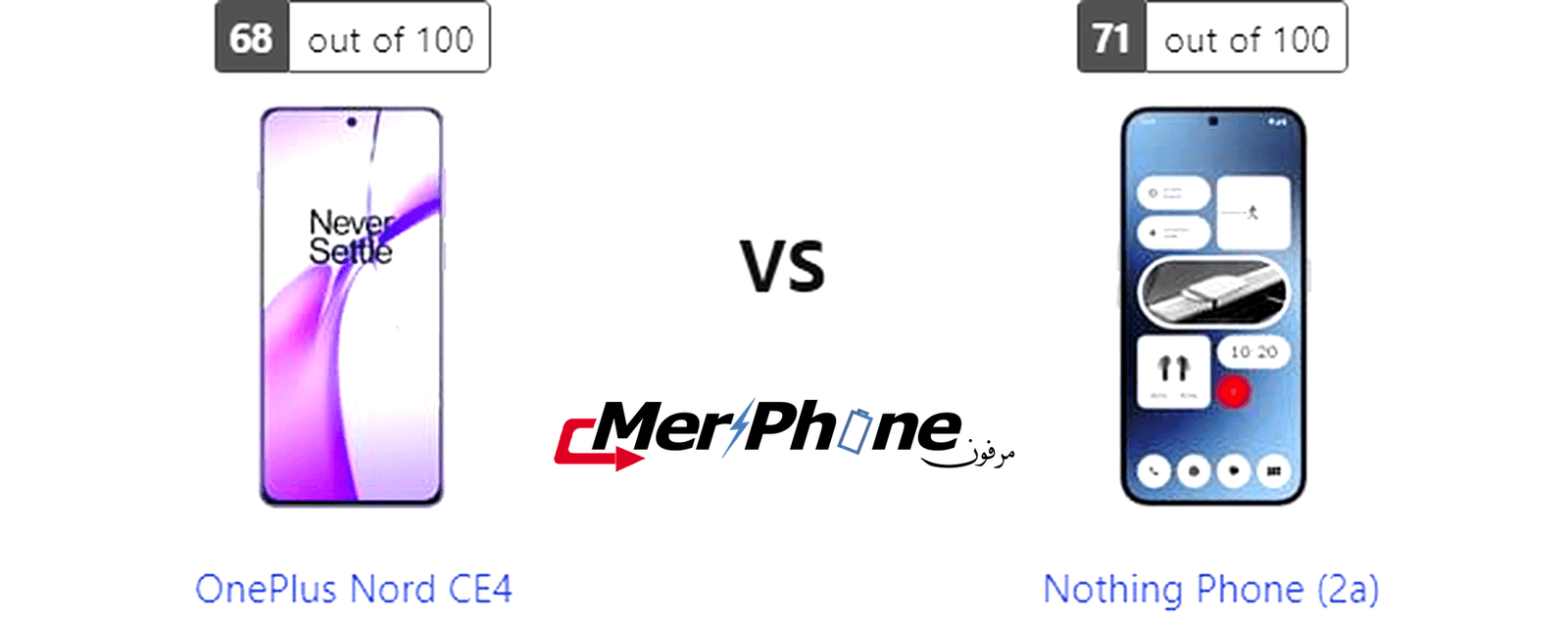 تقرير تقني: مواجهة OnePlus Nord CE4 و Nothing Phone (2a)