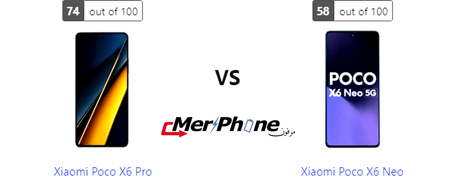 مواصفات Xiaomi Poco X6 Pro مقابل Xiaomi Poco X6 Neo