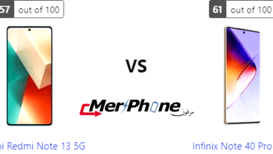 تحليل متكامل: مميزات Xiaomi Redmi Note 13 5G ضد Infinix Note 40 Pro Plus