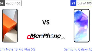 مختبر الابتكار: مقارنة Xiaomi Redmi Note 13 Pro Plus 5G و Samsung Galaxy A55 5G