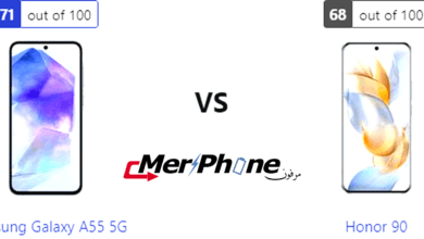 معركة التكنولوجيا المتقدمة: مقارنة Samsung Galaxy A55 5G مع Honor 90