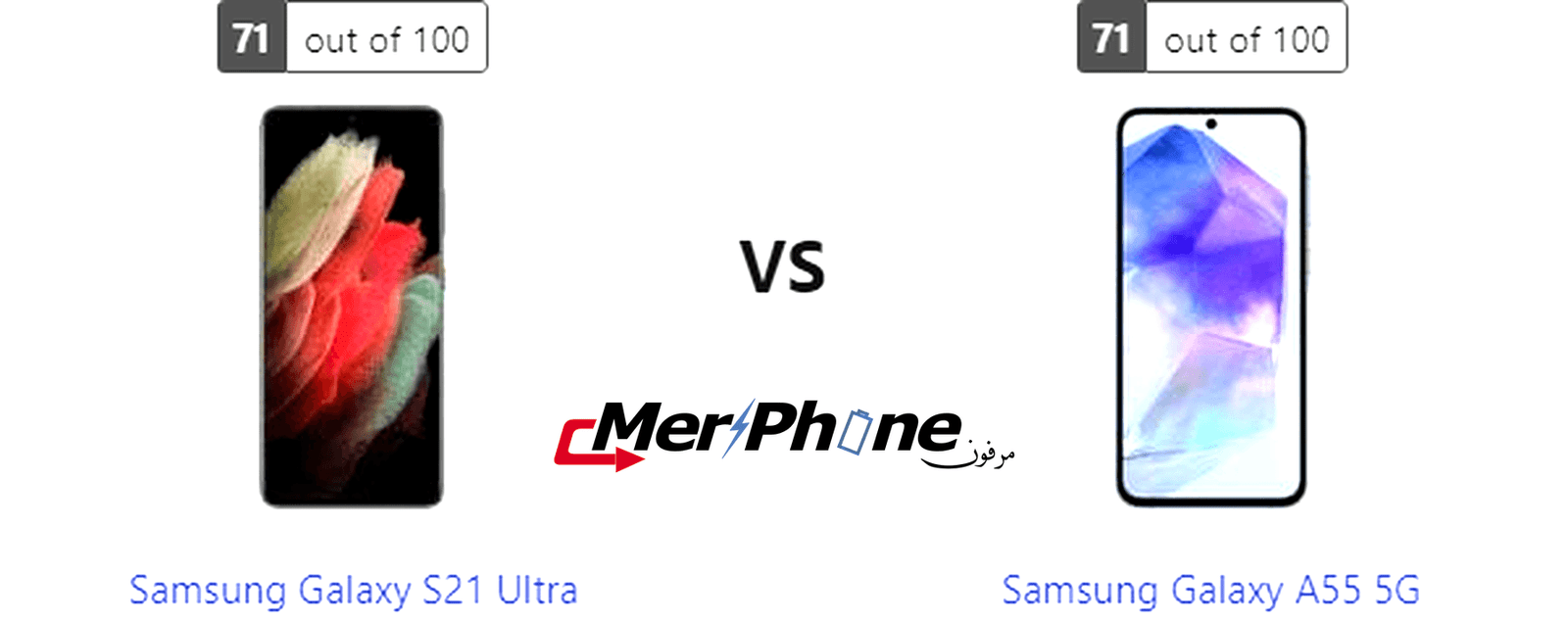 تحليل دقيق للابتكارات: Samsung Galaxy S21 Ultra و Samsung Galaxy A55 5G
