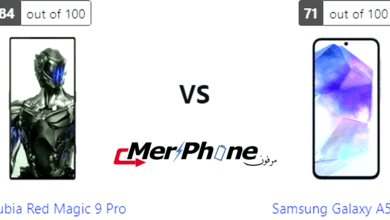 تحليل المواصفات: ZTE Nubia Red Magic 9 Pro يقابل Samsung Galaxy A55 5G