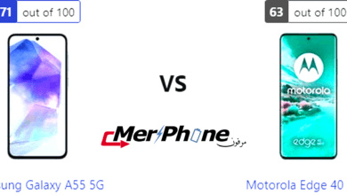 تحليل المميزات: مقارنة Samsung Galaxy A55 5G مع Motorola Edge 40 Neo