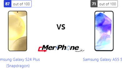 معركة التكنولوجيا المتقدمة: مقارنة Samsung Galaxy S24 Plus (Snapdragon) مع Samsung Galaxy A55 5G