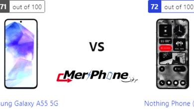 مختبر الذكاء التكنولوجي: Samsung Galaxy A55 5G أم Nothing Phone (2)؟