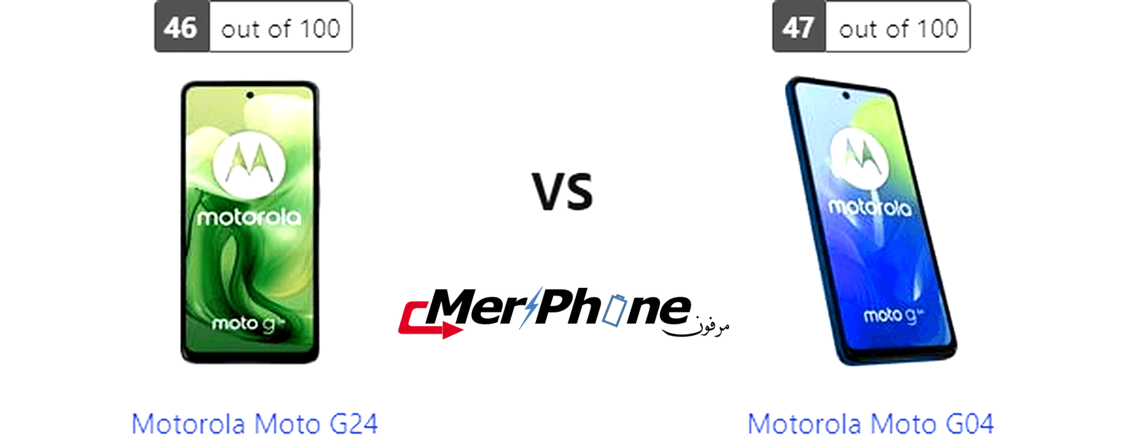 تقييم متكامل للخصائص: Motorola Moto G24 يواجه Motorola Moto G04